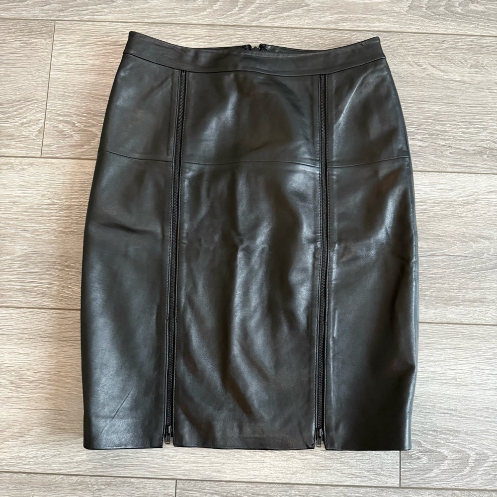 Halogen Genuine Leather Skirt Size 2